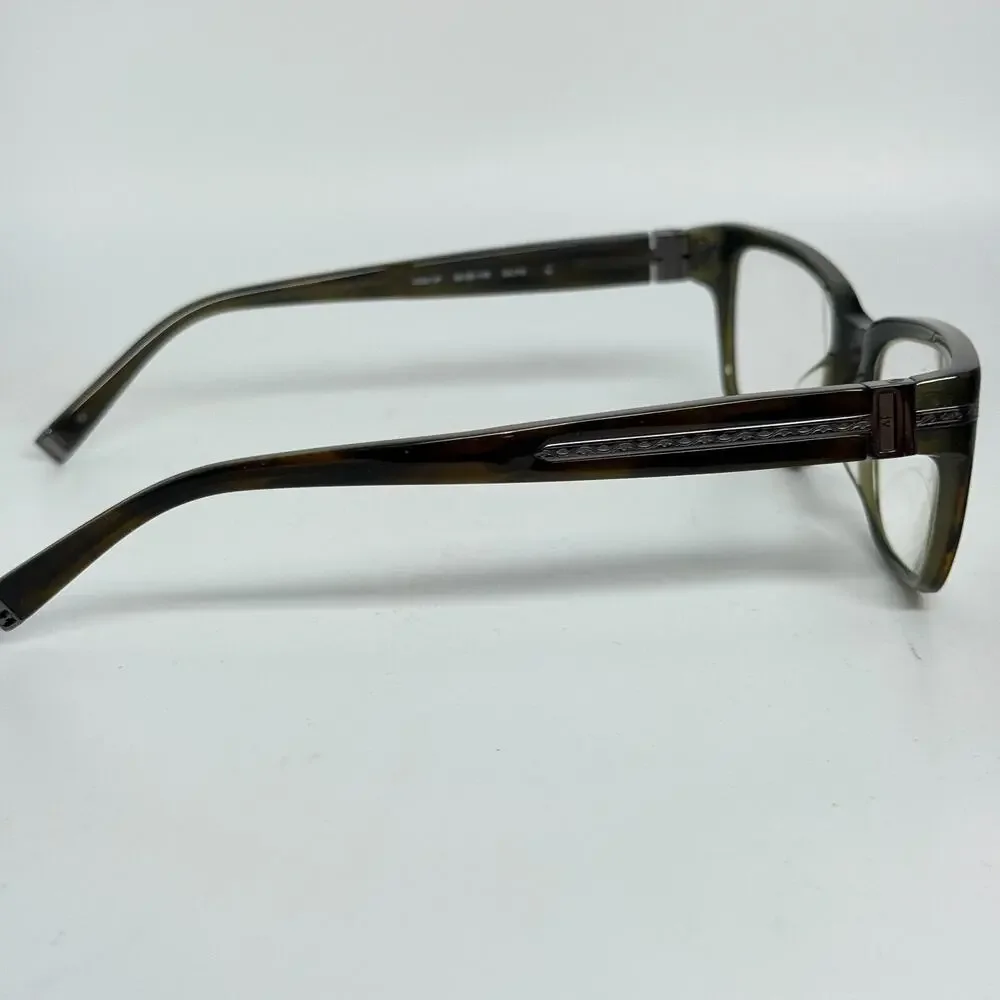 John Varvatos Eyeglasses V350 UF Olive‎ Rectangular Frame Japan 55-20-145 H17949